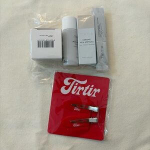 Tirtir Skincare Set with Red hair clips (new without tags, didn’t come with tags